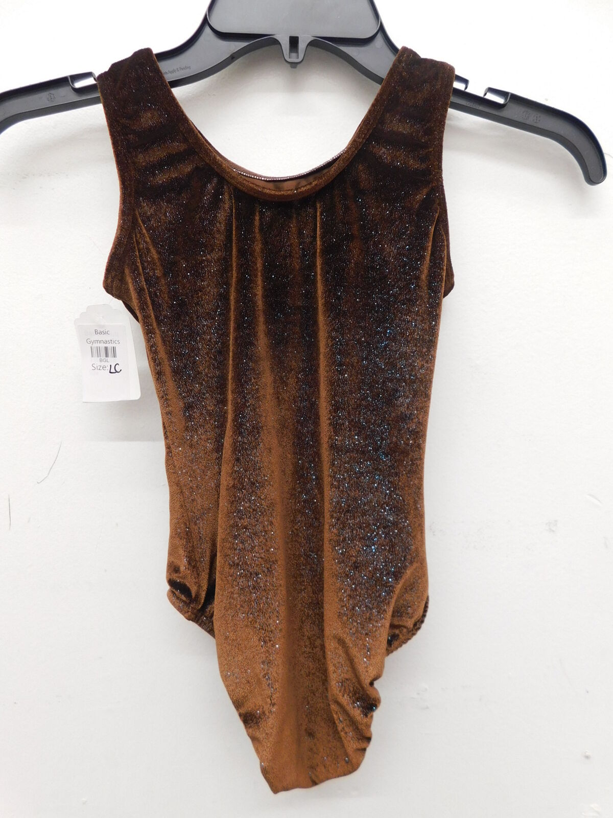 Pre-Owned Leotard Snowflake   Large Child Brown  Gymnastics