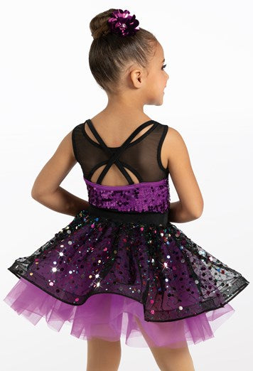 Pre-Owned Costume Weissman 14365 Small Child Pink Jazz Sequin