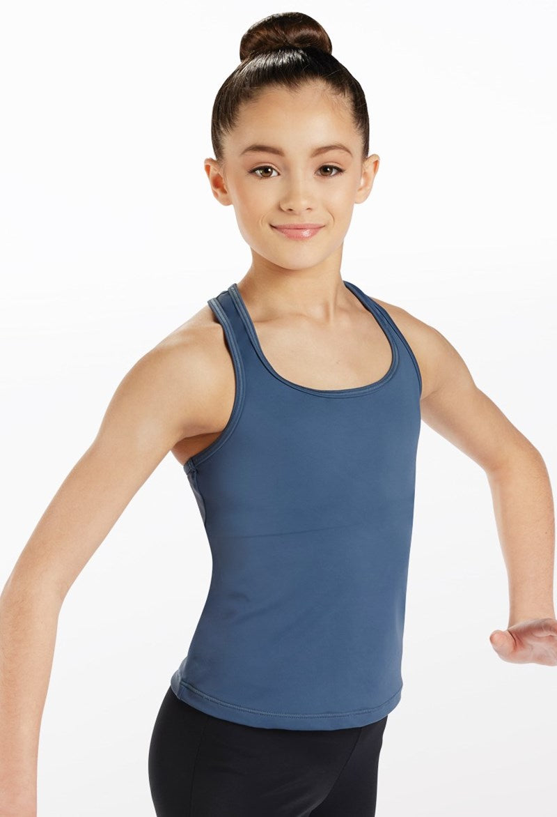 Pre-Owned Top Balera MT12464 Adult Sizes Teal or Pink Gymnastics Jazz
