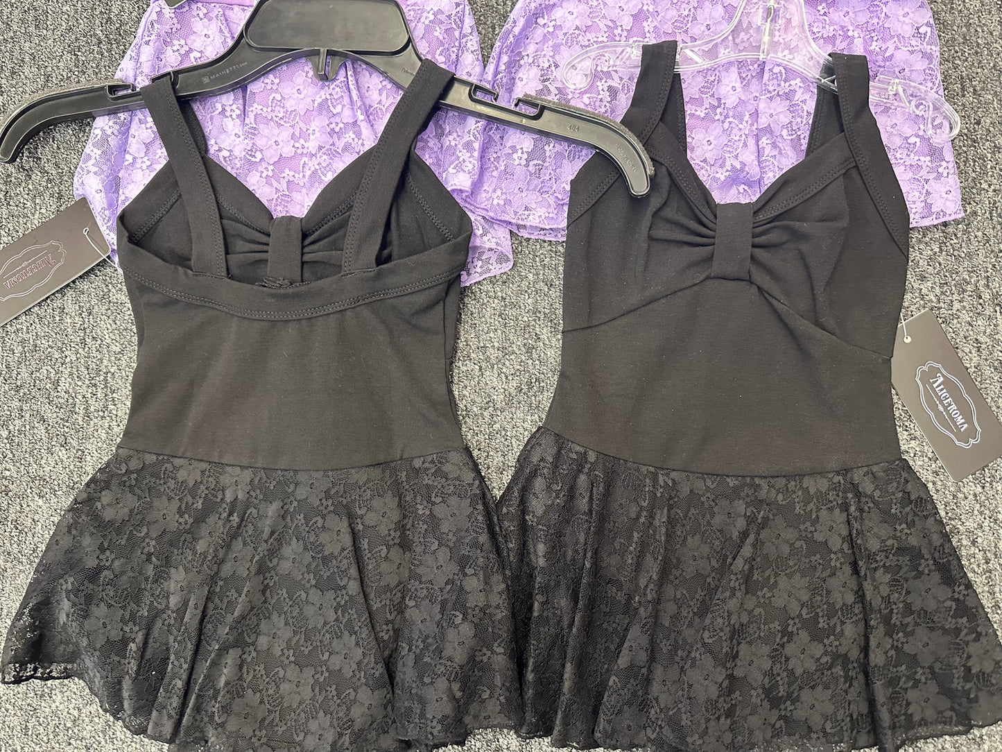 Pre-Owned Leotard Dress Alice Roma  A313 Small Child Black  Ballet