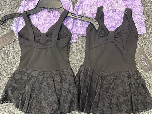Pre-Owned Leotard Dress Alice Roma  A313 Small Child Black  Ballet