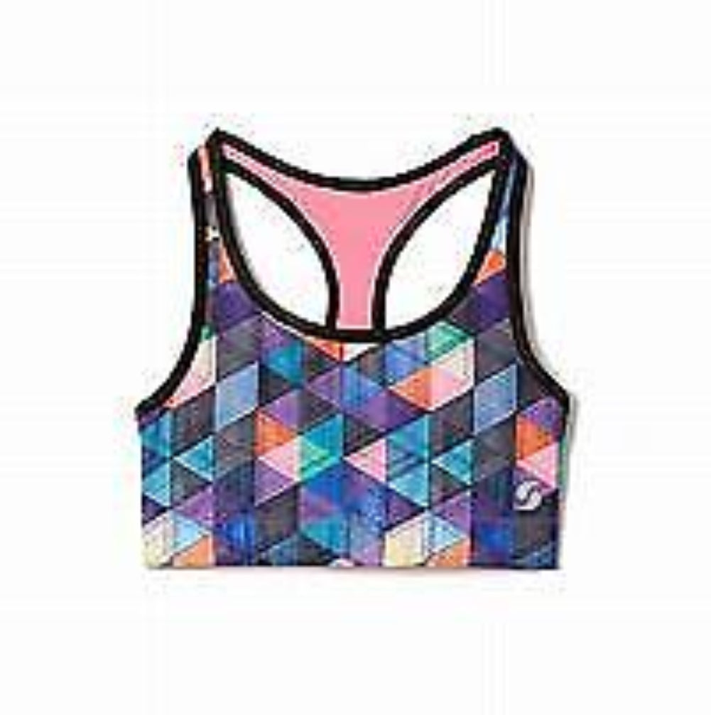 Pre-Owned Sports Bra Soffe Small Child Bright Colors Jazz