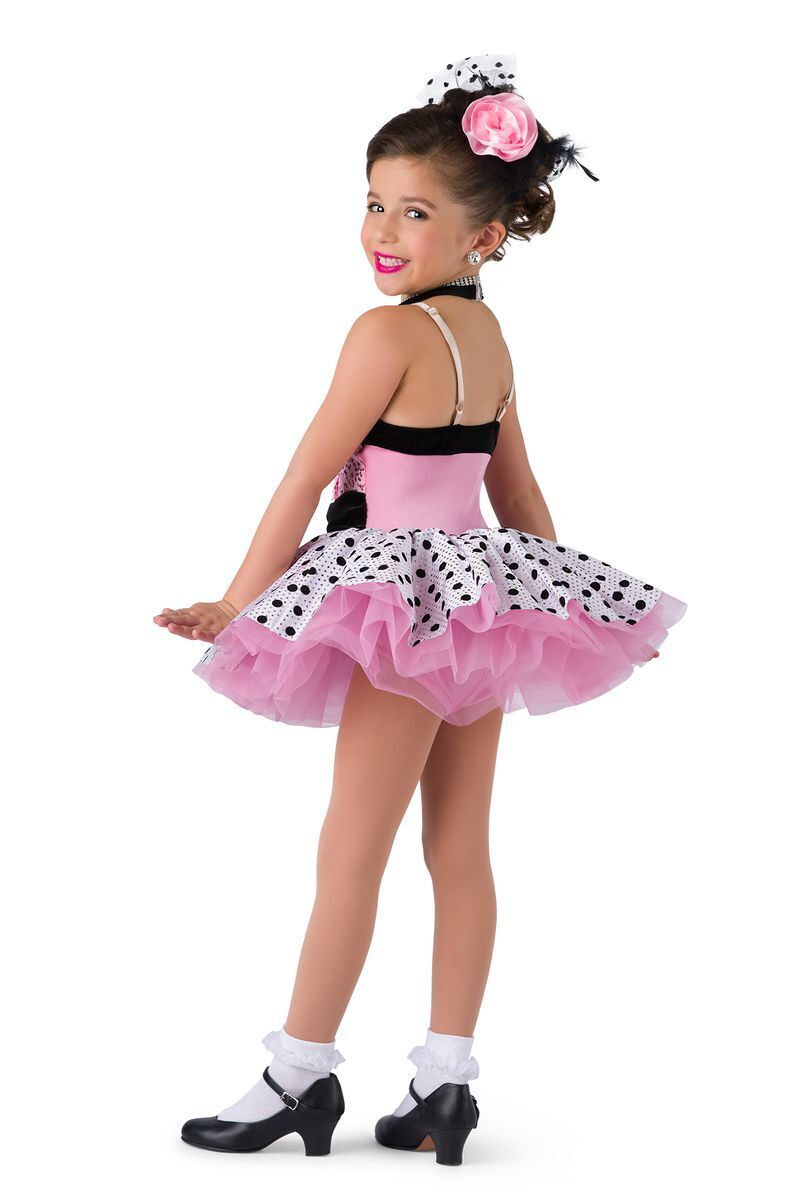 Pre-Owned Costume Costume Gallery 19609 Intermediate Child Pink Jazz Pageant Tap Sequins