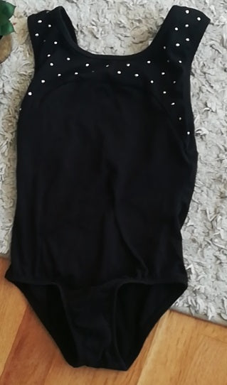 Pre-Owned Leotard More Than Magic   Medium Child Black  Ballet