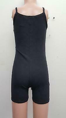 Pre-Owned Unitard Freestyle Large Child Black Gymnastics