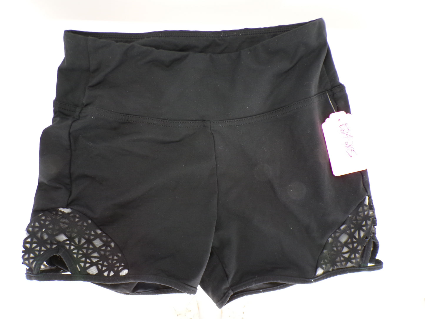 Pre-Owned Shorts Capezio Large Adult Black Jazz