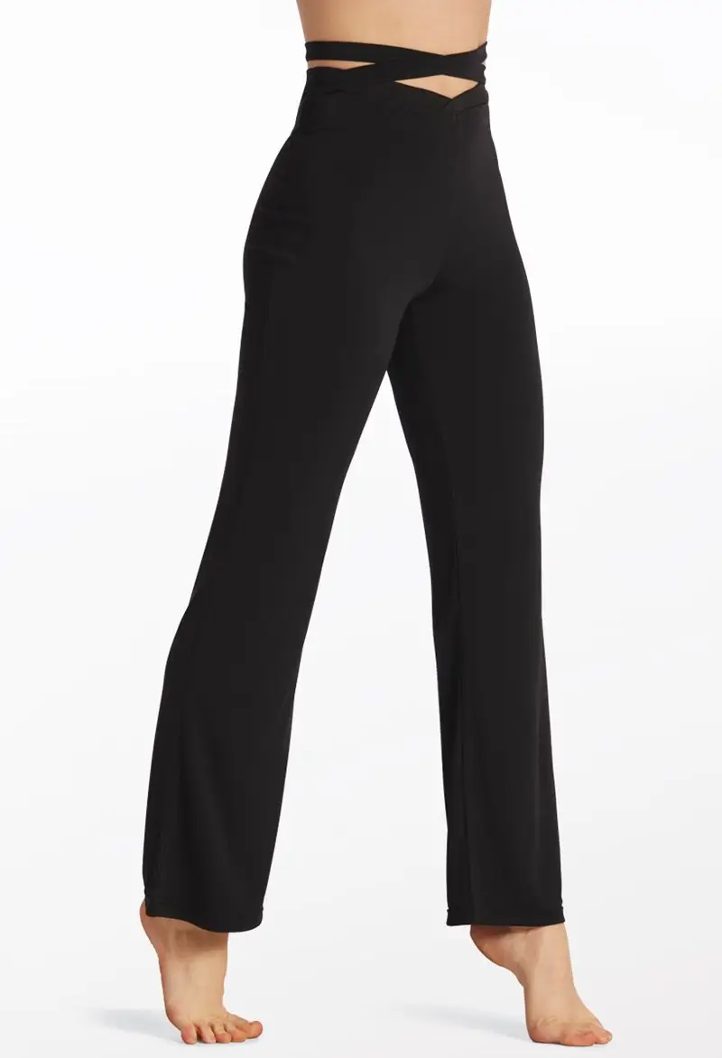 Pre-Owned Pants Balera 15599 Adult Small Black Contemporary
