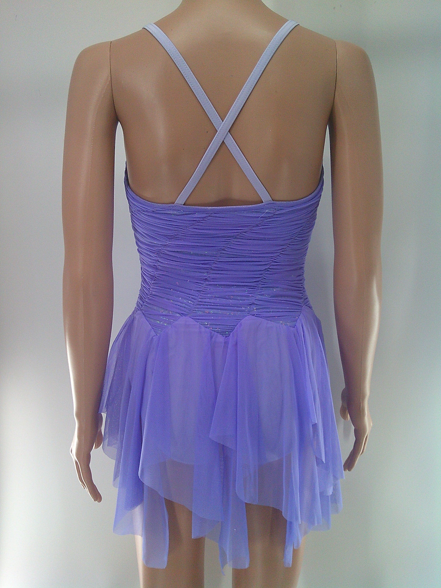 Pre-Owned Costume Art Stone 26425 Small Adult Lavender Skirt Lyrical Sequin