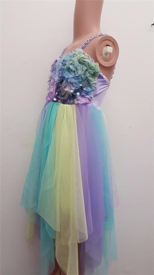 Pre-Owned Costume Costume Gallery Int Child Purple Dress Lyrical Sequin
