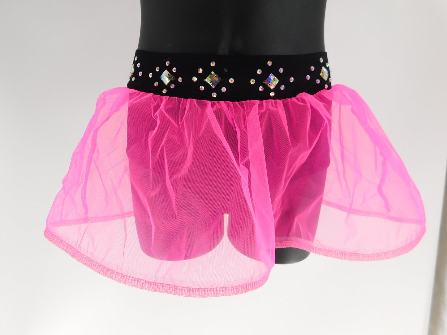 Pre-Owned Costume Kelle   XS Child Bright Colors 2 pc Jazz Rhinestone