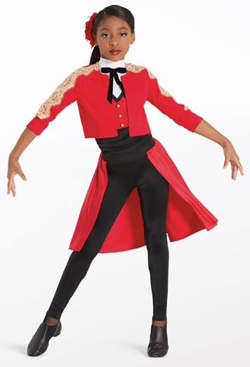 Pre-Owned Costume Weissman  11982 Intermediate Child Red  Jazz