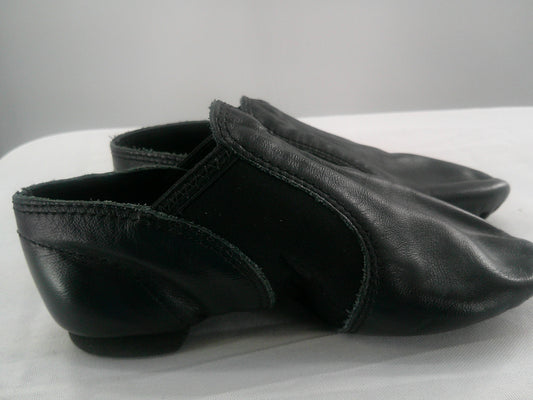 Pre-Owned Jazz Shoes Capezio Kids 11.5M Side Elastic Leather Slip On Split Sole