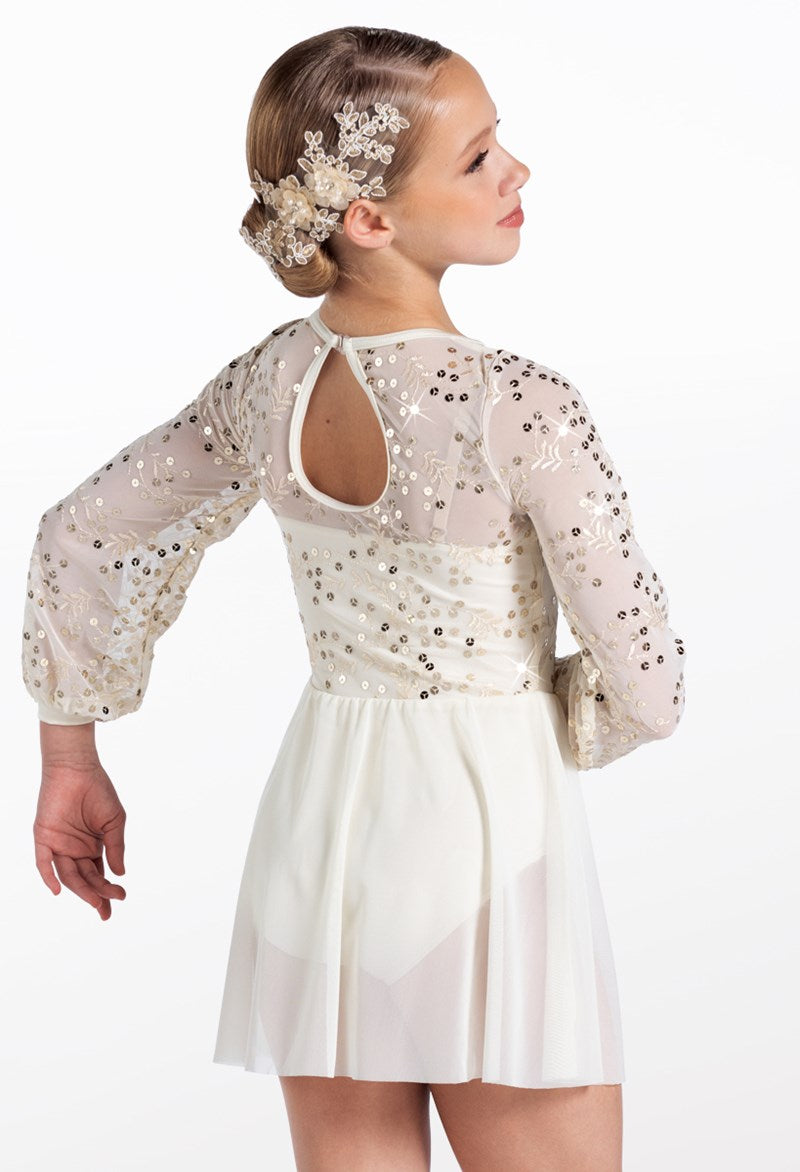 Pre-Owned Costume Weissman 13413 Small Adult Juniper Green Contemporary Sequin
