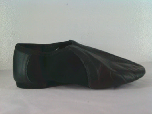Pre-Owned Jazz Shoes DanzNMotion Youth 1.5M Stretch Leather Pull On Split Sole