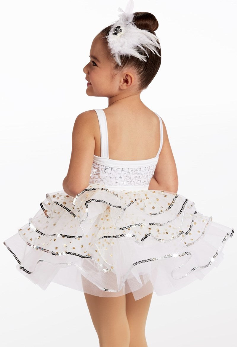 Pre-Owned Costume Weissman  15187 XS Child Red  Jazz Sequin