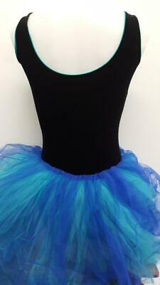 Pre-Owned Costume Curtain Call Small Adult Blue Tutu Ballet Sequin