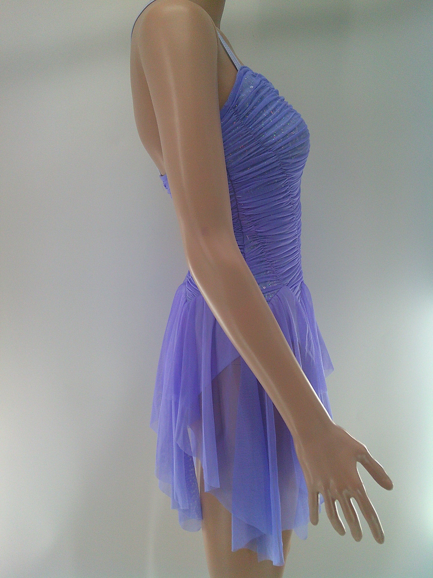 Pre-Owned Costume Art Stone 26425 Small Adult Lavender Skirt Lyrical Sequin