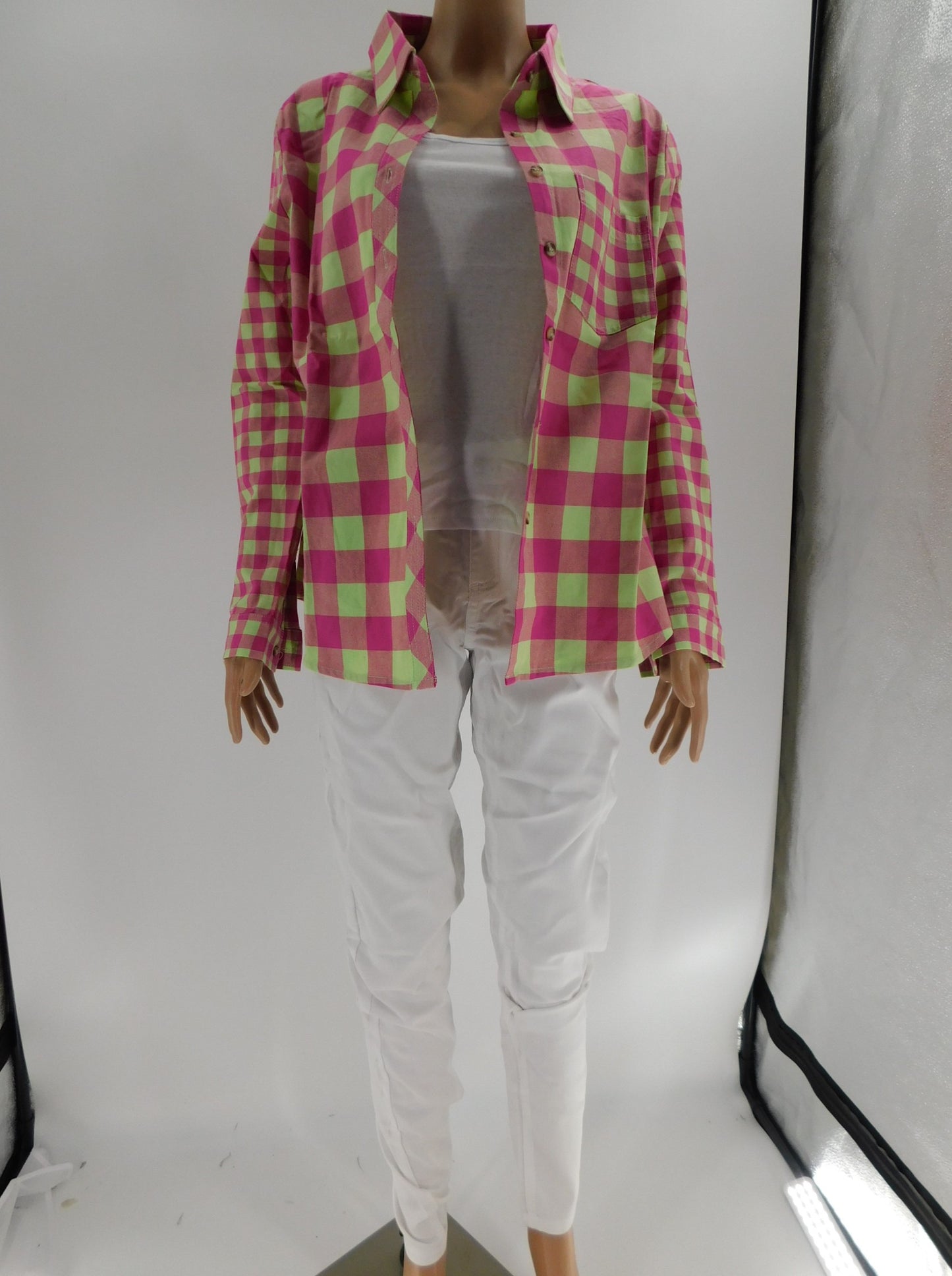 Pre-Owned Costume Medium Child Neon Curtain Call E2110 Hip Hop Tap Clogging