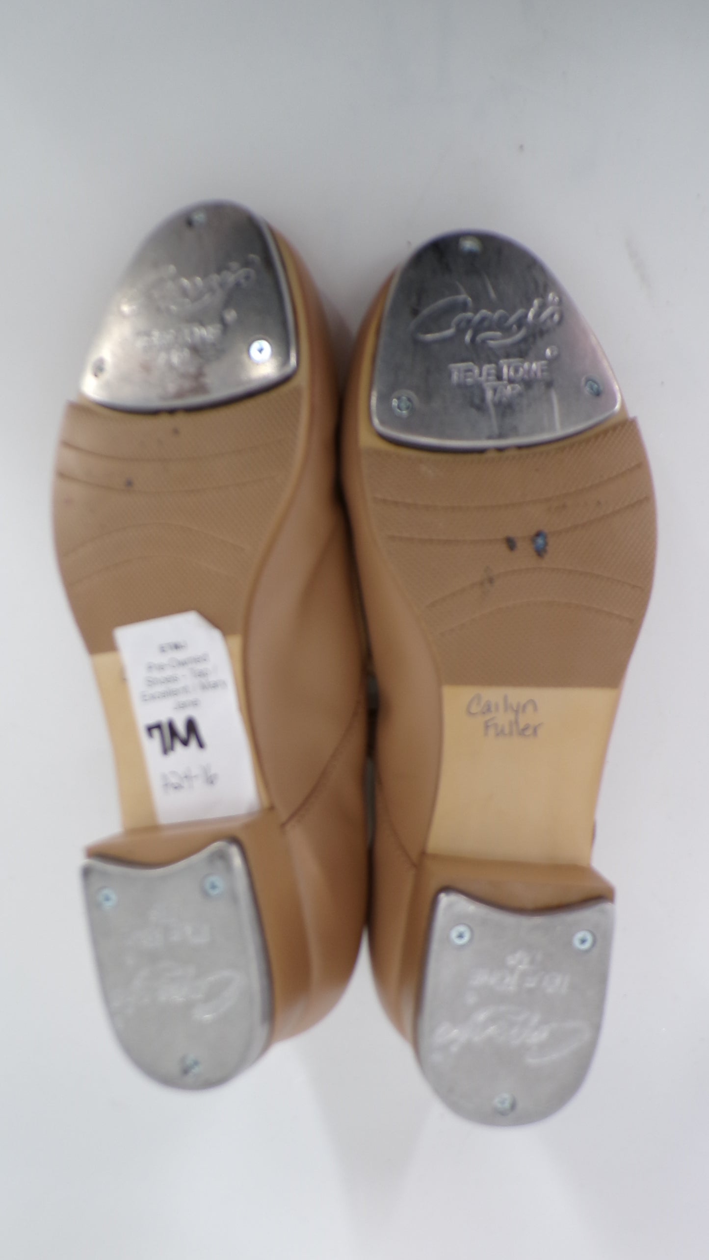 Pre-Owned Tap Shoes Capezio Adult 7M Mary Jane Leather Student