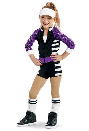 Pre-Owned Costume Weissman  10952 Large Child Purple  Hip Hop