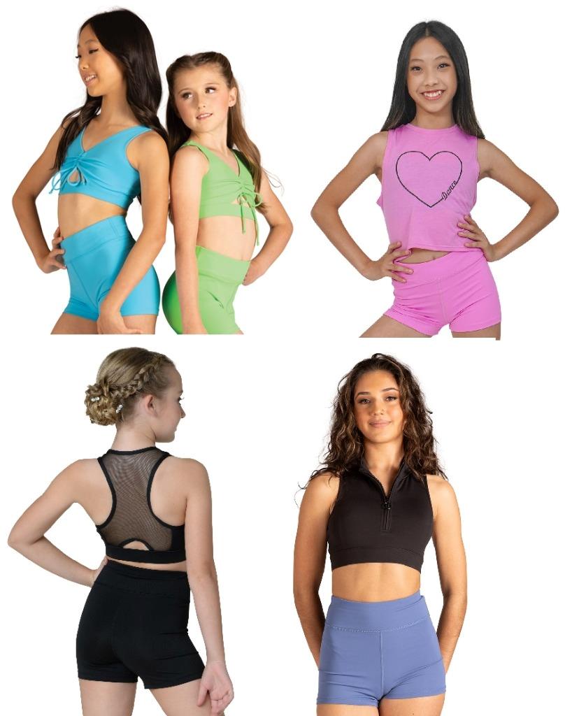 New Shorts Danz N Motion 22406C Child Sizes Multiple Colors Jazz Acro Cheer