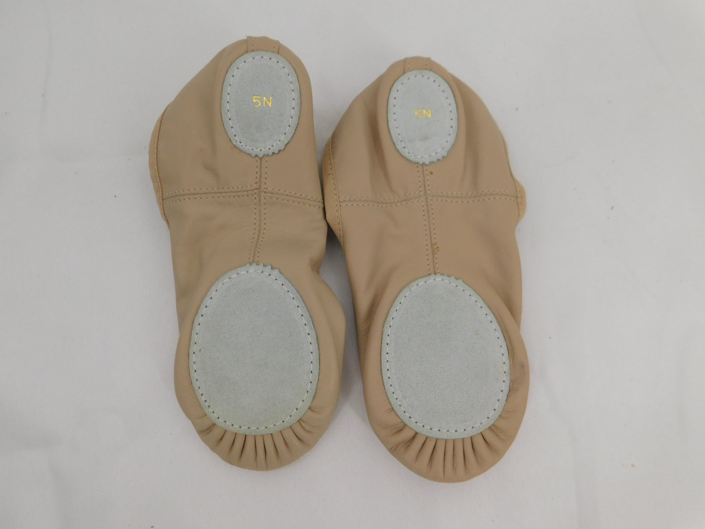 Pre-Owned Ballet Shoes Capezio Adult 5.5N Tie Drawstring Leather  Split Sole