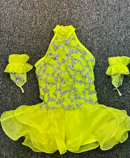 Pre-Owned Costume Weissman  8634 Small Child Green  Jazz
