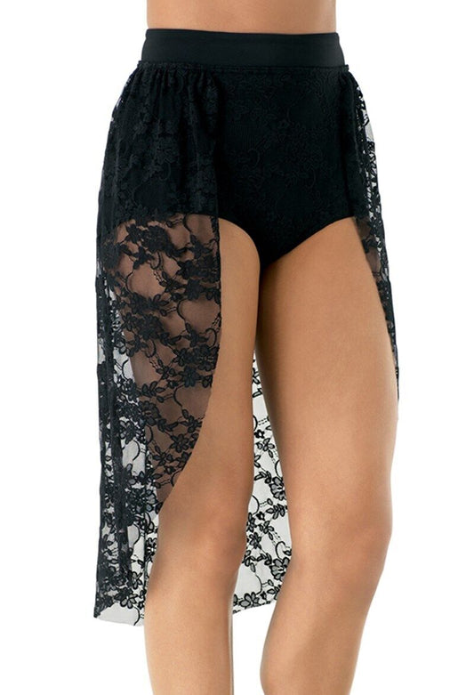 Pre-Owned Top Balera SL10162 Medium Adult Black Lace Skirt Contemporary Costume