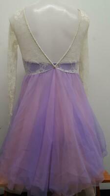 Pre-Owned Costume Gallery  14281 Small Child Purple Dress Lyrical Rhinestone