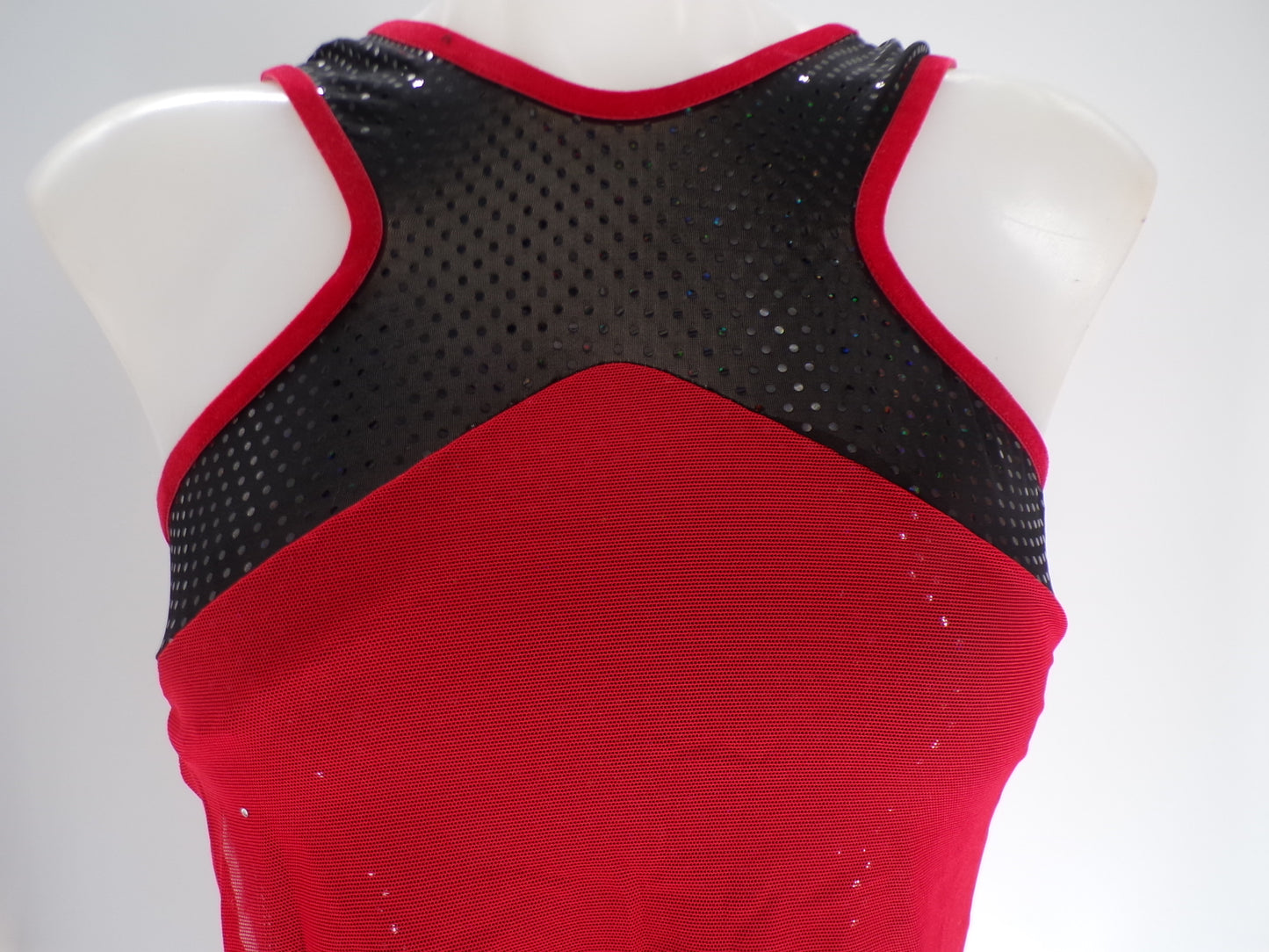 Pre-Owned Costume Art Stone 0304 Medium Adult Red Jazz Sequin