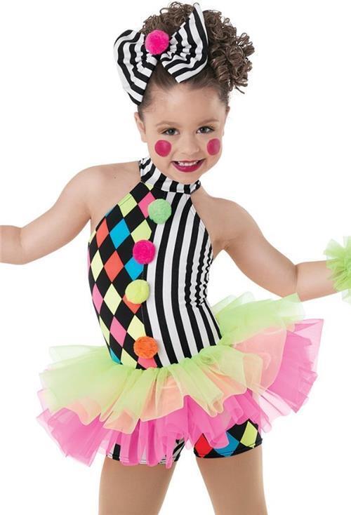 Pre-Owned Costume Weissman 8893 Intermediate Child Pink Unitard Jazz