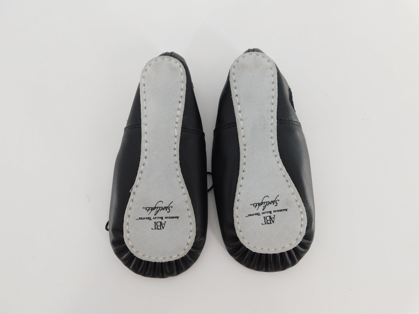 Pre-Owned Ballet Shoes ABT Toddler 10.5M Tie Drawstring Leather Single Strap Full Sole