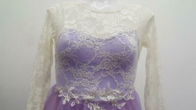 Pre-Owned Costume Gallery  14281 Small Child Purple Dress Lyrical Rhinestone