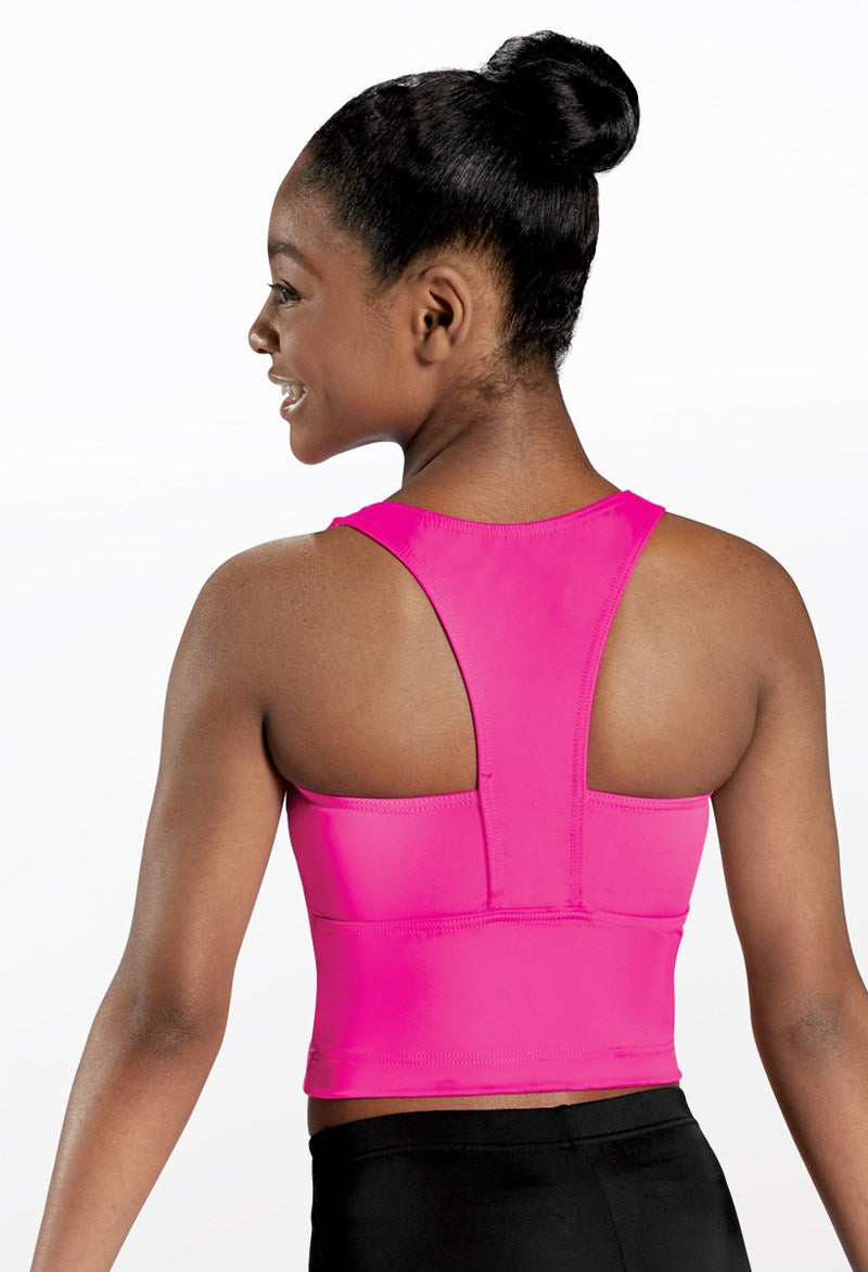 NEW Crop Tank Balera MT12825 Child & Adult Pink-Purple Jazz Cheer Gymnastics