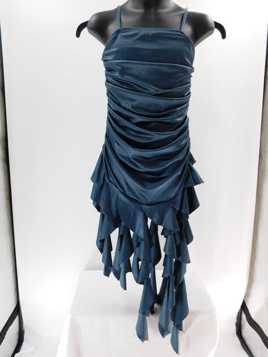 Pre-Owned Costume Curtain Call  P3266 Large Child Royal Blue  Contemporary