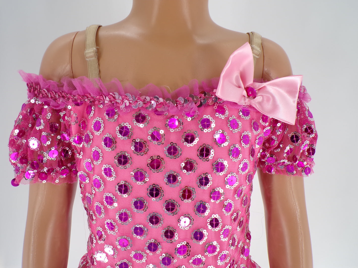 Pre-Owned Costume Curtain Call  E369 Small Child Hot Pink  Jazz