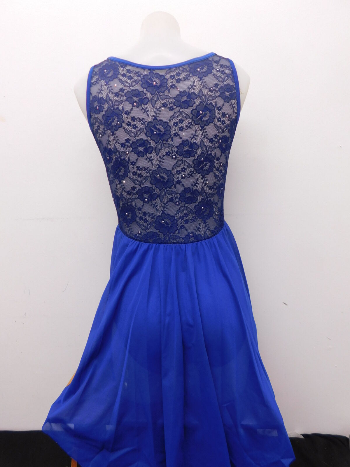 Pre-Owned Costume Unbranded   Small Adult Royal Blue Flowy Dress Contemporary