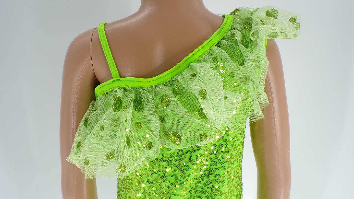 Pre-Owned Costume Weissman  5413 Small Child Green  Jazz