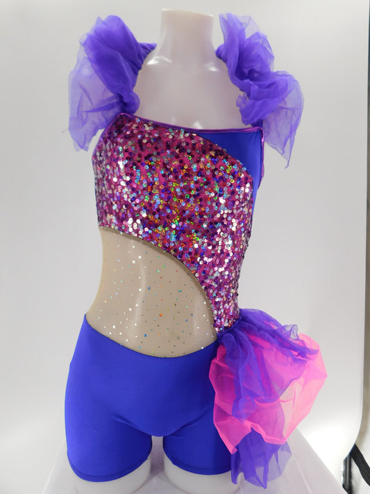 Pre-Owned Costume Cicci   Medium Adult Purple  Jazz