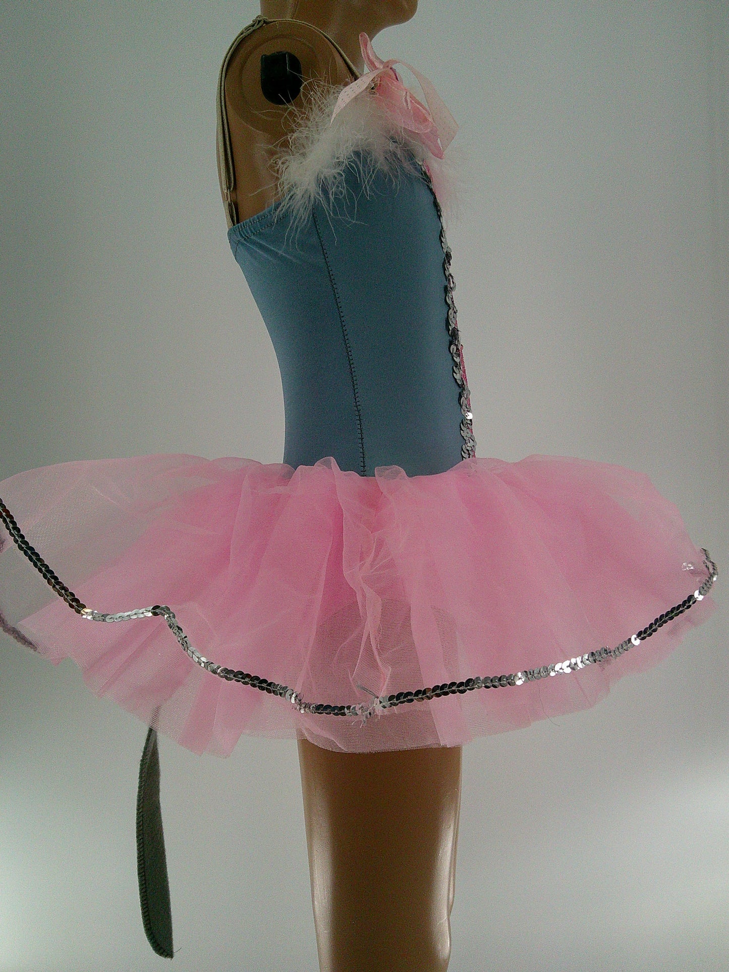 Pre-Owned Costume Gallery  14817 Small Child Pink Tutu Ballet  Sequin Mouse