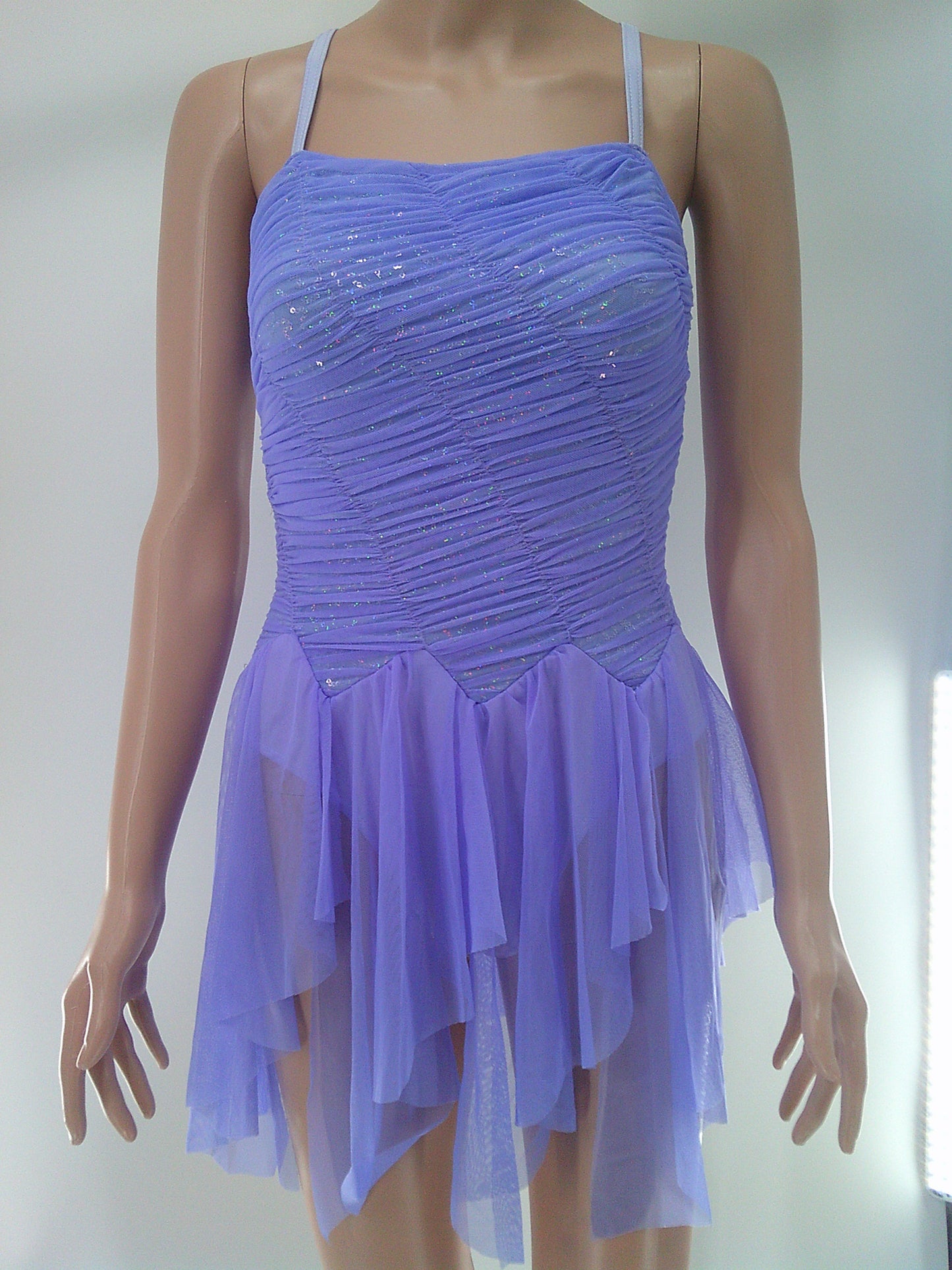 Pre-Owned Costume Art Stone 26425 Small Adult Lavender Skirt Lyrical Sequin