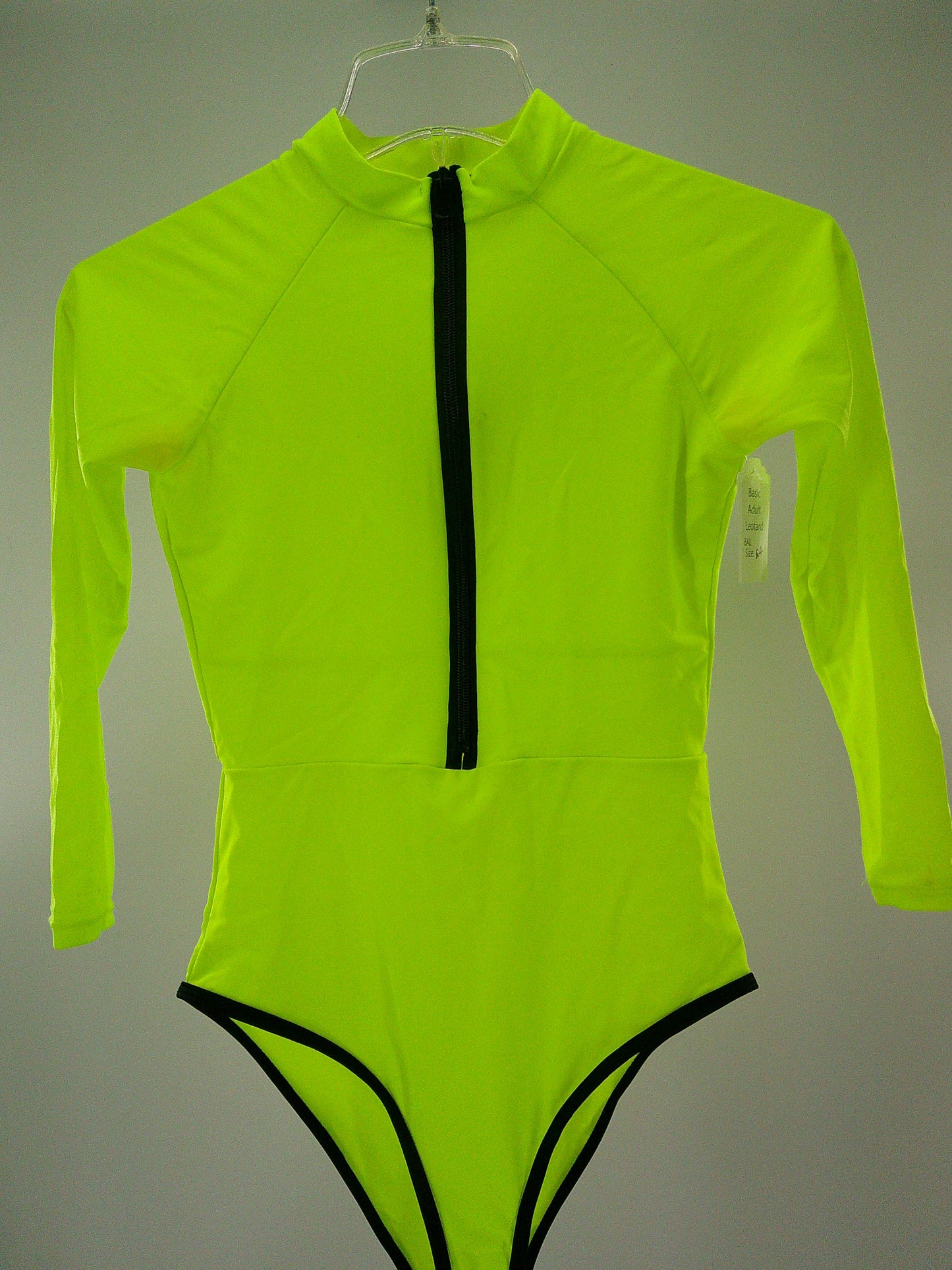 Pre-Owned Leotard No Tag   Small Adult Neon Yellow  Ballet Jazz