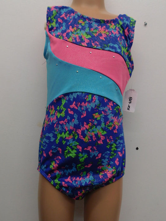 Pre-Owned Leotard Moret   Large Child Hot Pink  Gymnastics