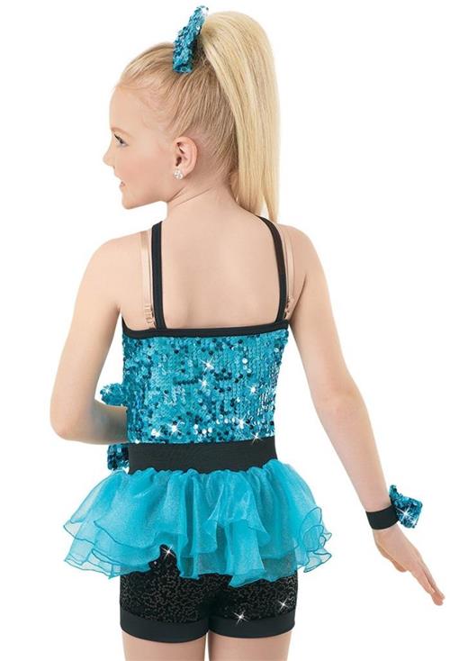 Pre-Owned Costume Weissman  9287 Small Child Turquoise  Jazz