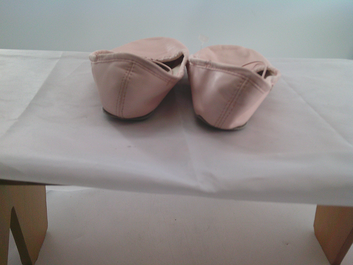 Pre-Owned Ballet Shoes Freestyle Kids 2M Tie Drawstring Leather Single Strap Full Sole