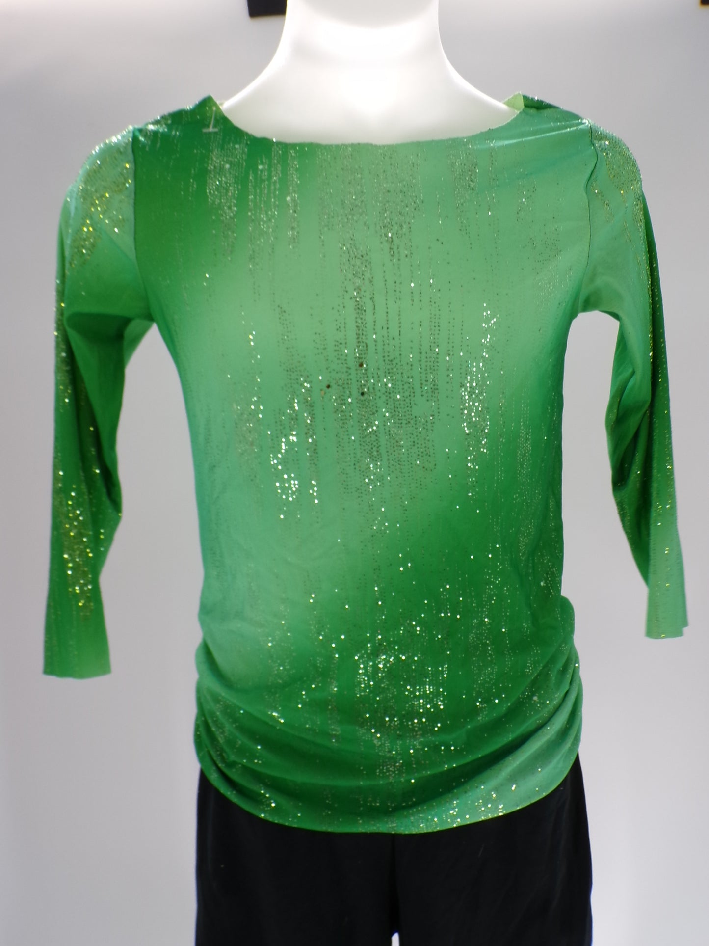 Pre-Owned Costume Curtain Call E4243 Large Child Green Jazz