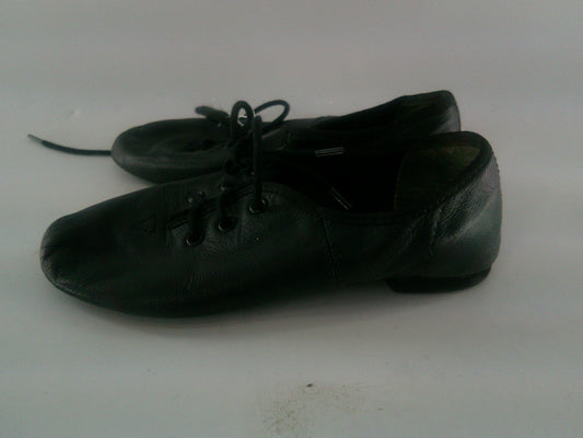 Pre-Owned Jazz Shoes So Danca Kids 12M Lace Up Leather Slip On