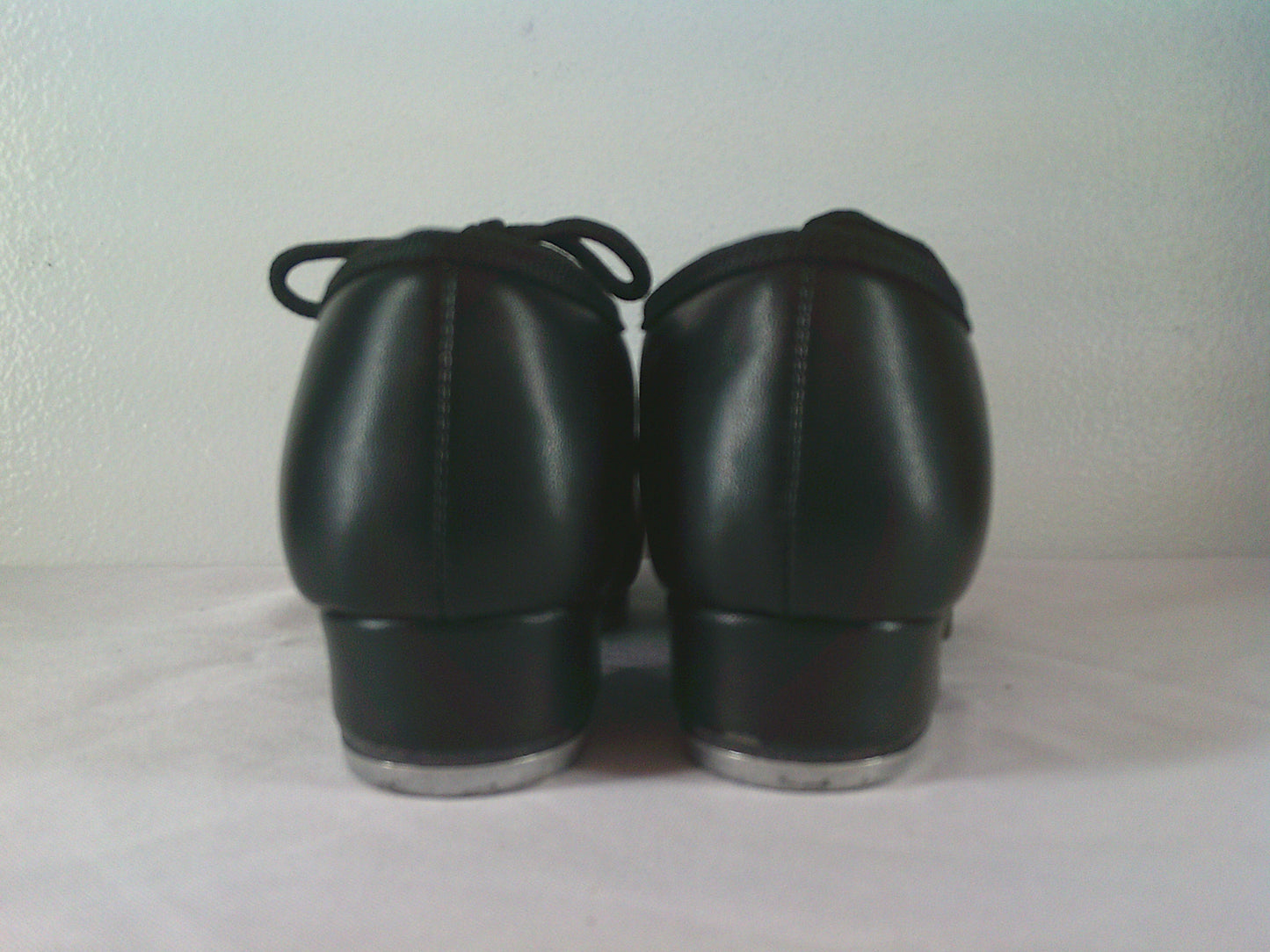 Pre-Owned Tap Shoes Unbranded Kid 12M Oxford Faux Leather Lace Up Split Sole