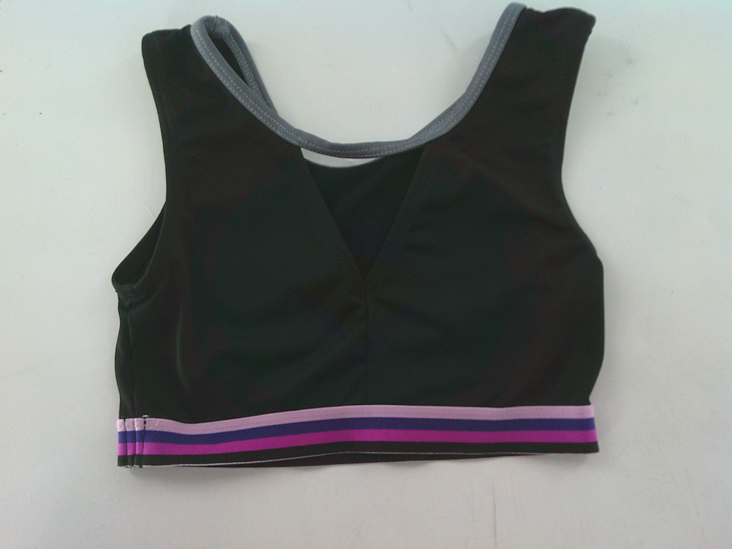 Pre-Owned Sports Bra More Than Magic   Medium Child Black Pink  Jazz Cheer