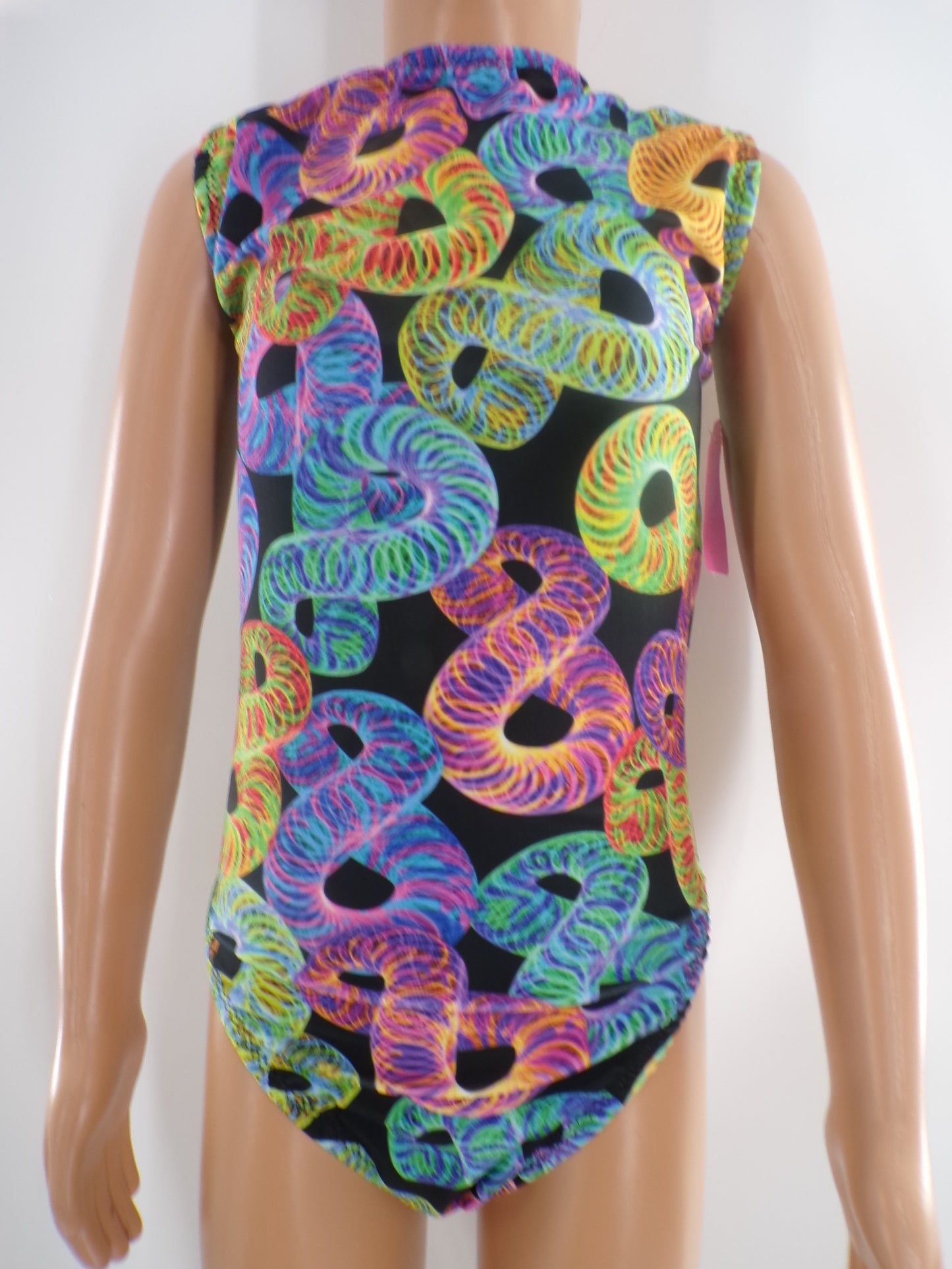 Pre-Owned Leotard Flip Flops   XS Adult Colorful  Gymnastics